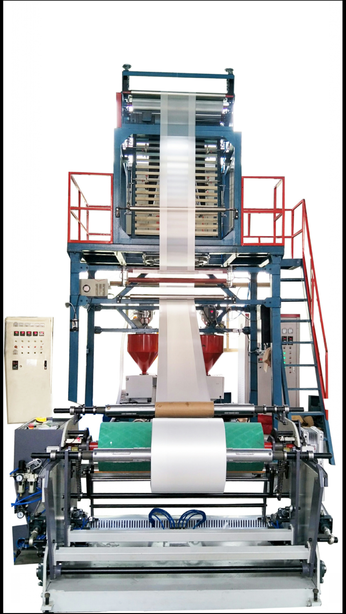 ABA high speed and low pressure film blowing machine
