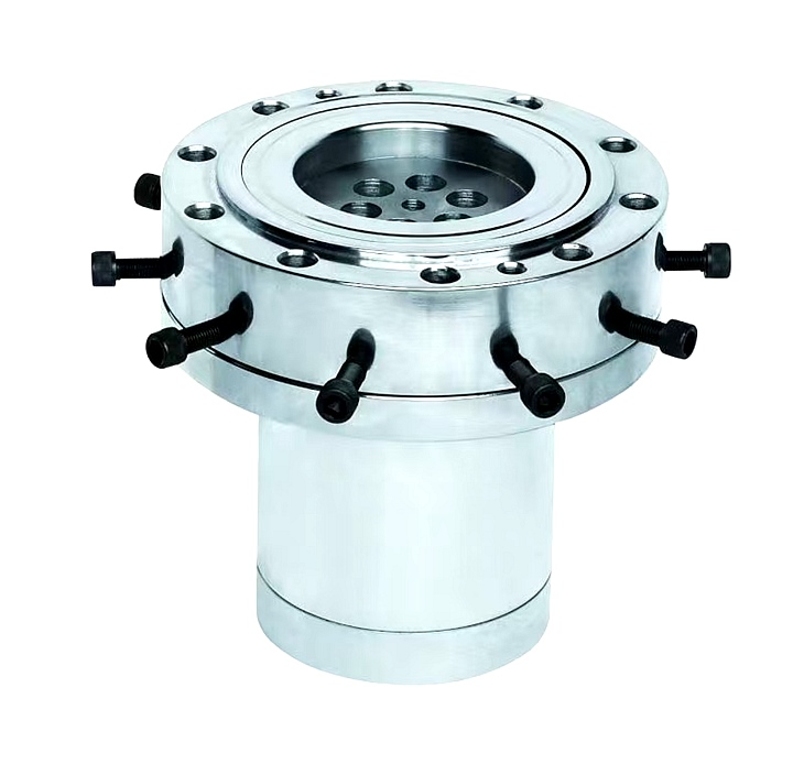 Rotating die under high and low pressure