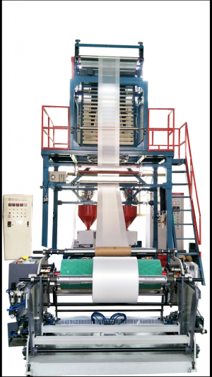 ABA high speed and low pressure film blowing machine