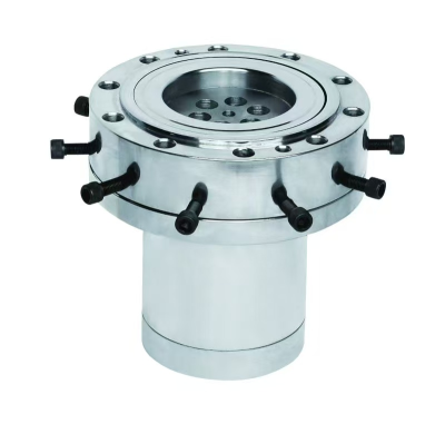 Rotating die under high and low pressure